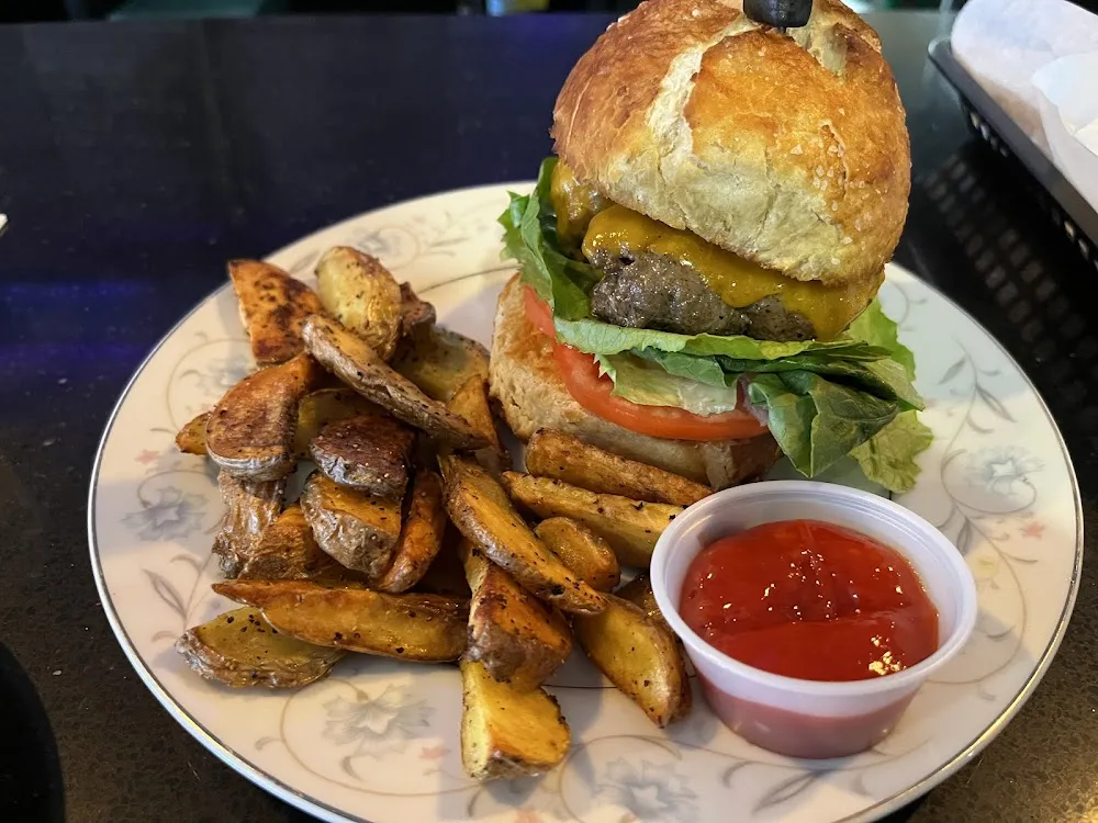 Burger and Fries