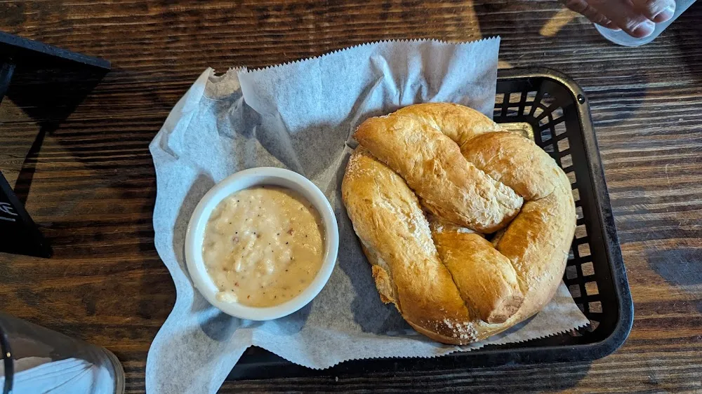 Giant Pretzel and Beer Cheese